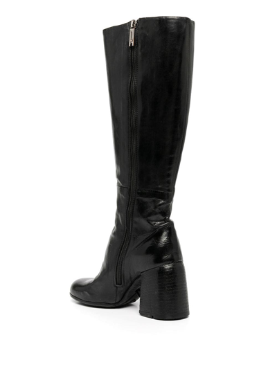 Madison.maison Knee-length Block-heel 80mm Boots In Black