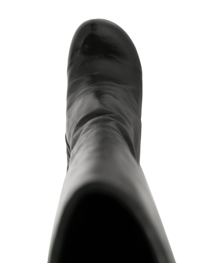 Madison.maison Knee-length Block-heel 80mm Boots In Black