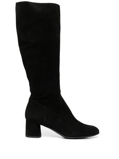 Shop Agl Attilio Giusti Leombruni Lorette Knee-high Boots In Black