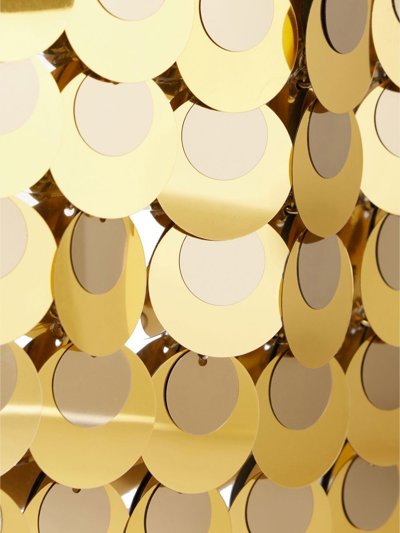 Rabanne Sequin-embellished Shoulder Bag In Gold