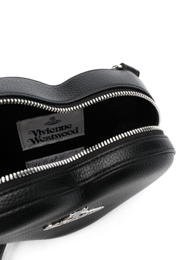 Shop Vivienne Westwood Heart-shaped Backpack In Black