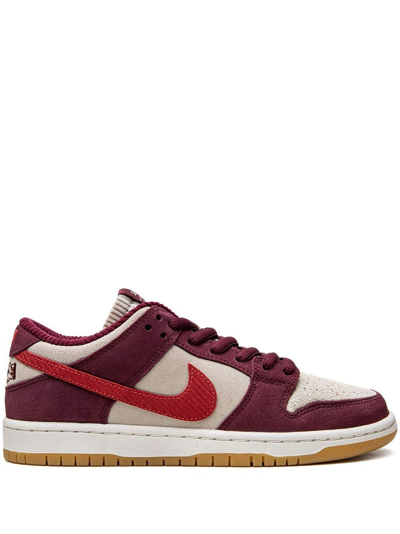 Shop Nike Sb Dunk Low "skate Like A Girl" Sneakers In Red