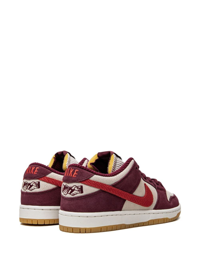 Shop Nike Sb Dunk Low "skate Like A Girl" Sneakers In Red
