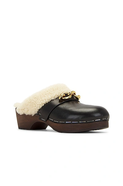 Saint Laurent Toff 15 Clog Mules In Nero