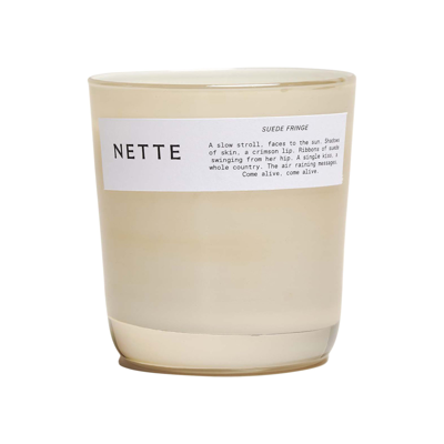 Shop Nette Suede Fringe Candle In Default Title