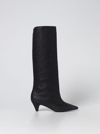 Shop Anna F Boots . Woman Color Black