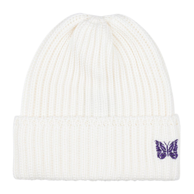 Shop Needles Butterfly Embroidery Knitted Beanie