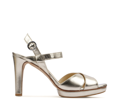 Shop Repetto Timy Sandals In Gold