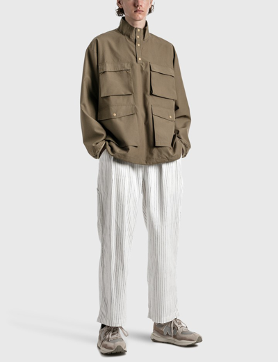 Pullover Jacket In Brown