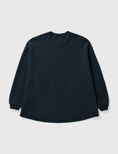 Super Big Sweat Crewneck Sweatshirt In Blue