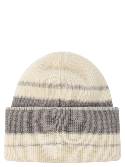 Shop Canada Goose Arctic Heritage Striped Hat In White/grey