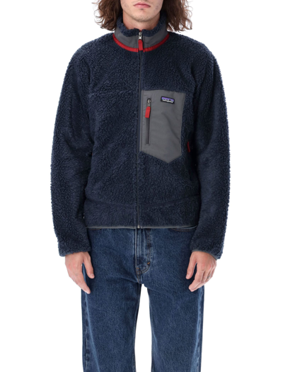 Shop Patagonia Classic Retro-x® Fleece Jacket In Navy