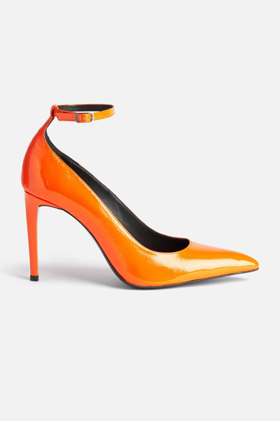 Shop Ami Alexandre Mattiussi Stilettoes 9 Cm Heel In Orange