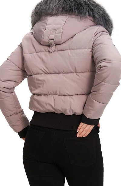 Noize Vic Heavyweight Bomber Jacket In Wisteria
