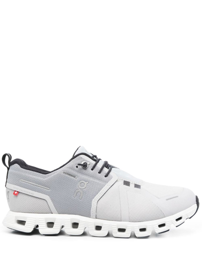 Shop On Running Cloud 5 Waterproof Running Sneakers In Grey