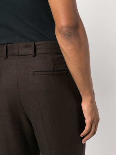 Amiri Straight-leg Tailored Trousers In 褐色
