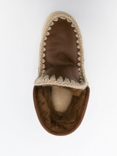 Shop Mou Eskimo Snow Boots In 褐色