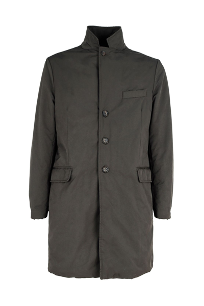 Shop Aspesi Men's  Green Polyester Outerwear Jacket
