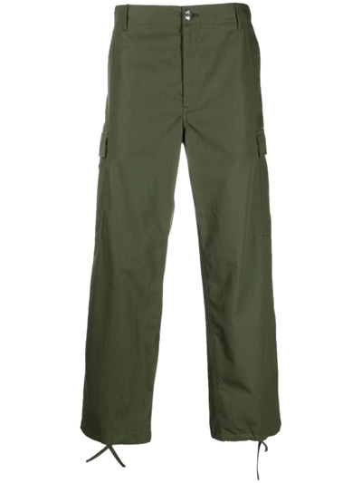 Shop Kenzo Men's  Green Other Materials Pants