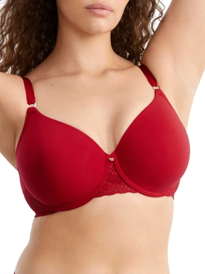 Shop Natori Bliss Perfection T-shirt Bra In Strawberry