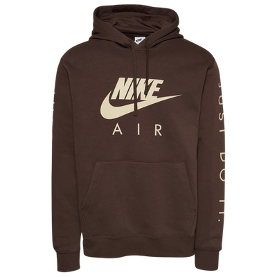 Nike Mens Jdi Fleece Hoodie In Brown/beige | ModeSens