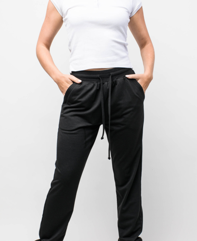 Shop Fever Women's Drawstring Sweat Pants In Black