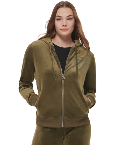 Calvin klein velour jacket new arrivals