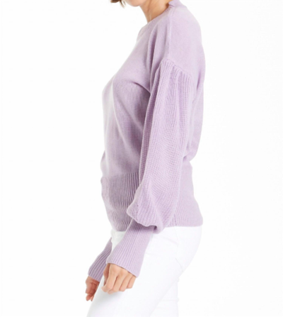 Shop Another Love Suri Bubble Sleeve Top In Lavender In Pink