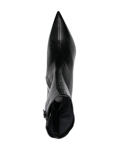 Shop Givenchy Sculpted-detail 120mm Ankle Boots In Black
