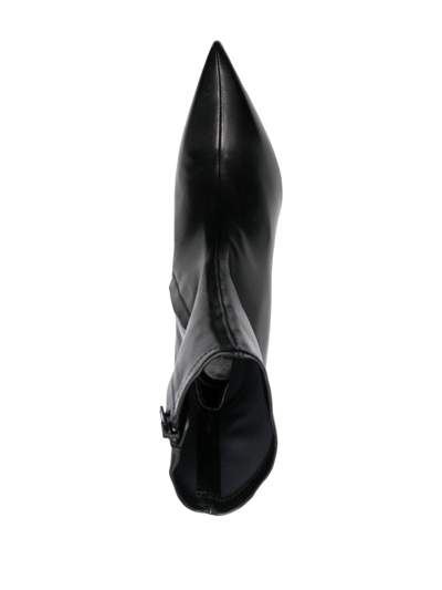 Givenchy Nappa Leather Ankle Boots With 8 Cm Wedge Height In Black