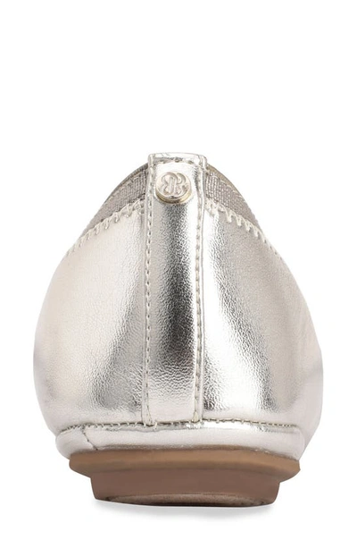 Shop Bandolino Edition Ballet Flat In Silver