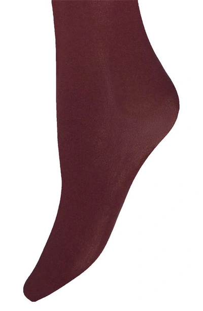 Shop Wolford Bodyline Geometric Tights In Port Royale