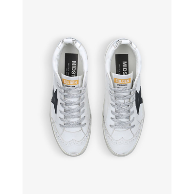 Golden Goose Star-patch Lace-up Sneakers In White/oth