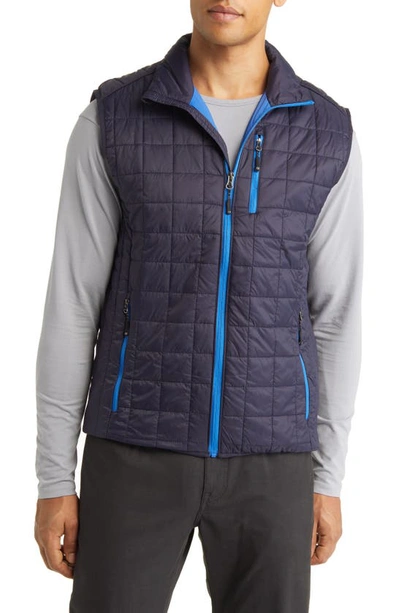 Cutter & Buck Rainier Classic Fit Vest In Dark Navy