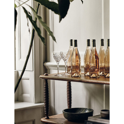 Shop Soho Home Barwell Diamond-cut Crystal White Wine Glasses Set Of Four