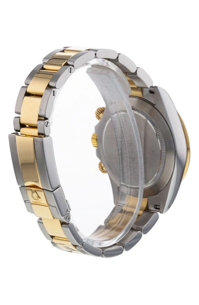 Shop Watchfinder & Co. Rolex  Daytona Oyster Perpetual Bracelet Watch In Steel/ Yellow Gold