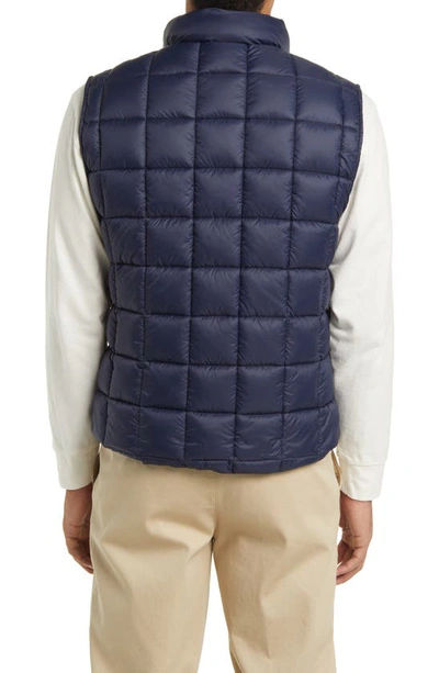 Save The Duck Oswald Quilted Vest In Navy Blue