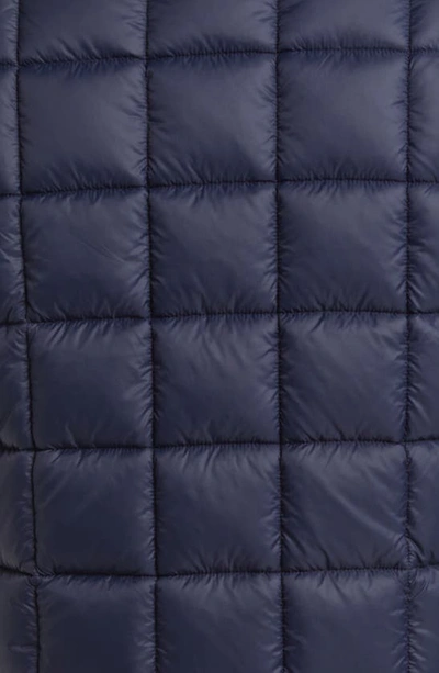 Save The Duck Oswald Quilted Vest In Navy Blue