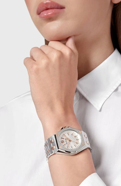 Shop Philipp Plein Plein Extreme Bracelet Watch, 44mm In Tt Iprg/ Ss