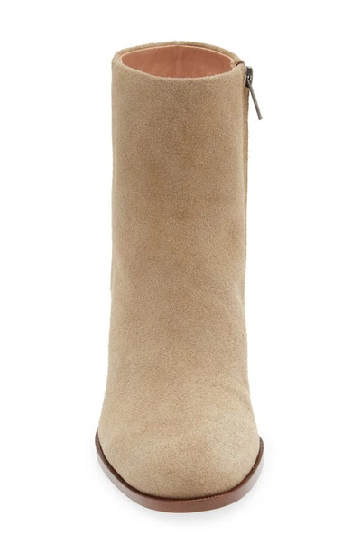 Madewell The Mira Side Seam Bootie In Walnut Shell