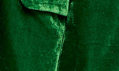 Endless Rose Velvet Blazer In Light Green