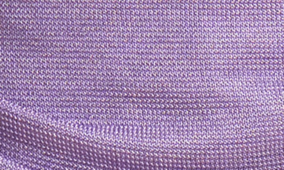 Shop Khaite Draitton Draped Metallic Miniskirt In Lavender