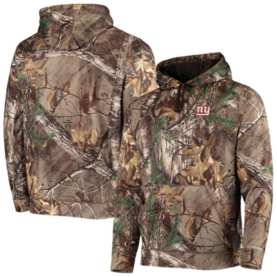 Shop Dunbrooke Realtree Camo New York Giants Circle Champion Tech Fleece Pullover Hoodie