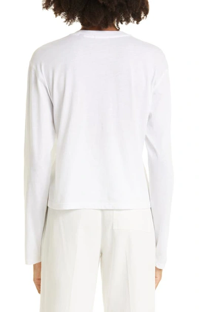 Shop Atm Anthony Thomas Melillo Classic Jersey Boy Tee In White