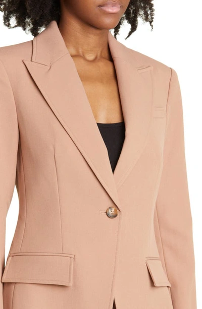 Shop A.l.c Edie One-button Jacket In Light Camel