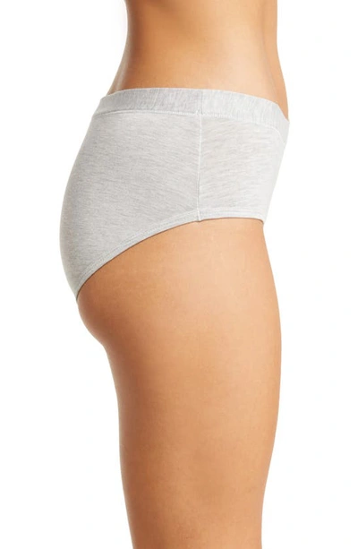 Meundies Feelfree Hipsters In Heather Grey