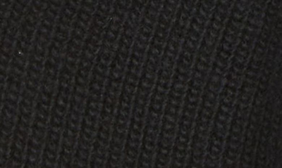 Shop Moncler Genius Bell Logo Patch Rib Wool Beanie In Black