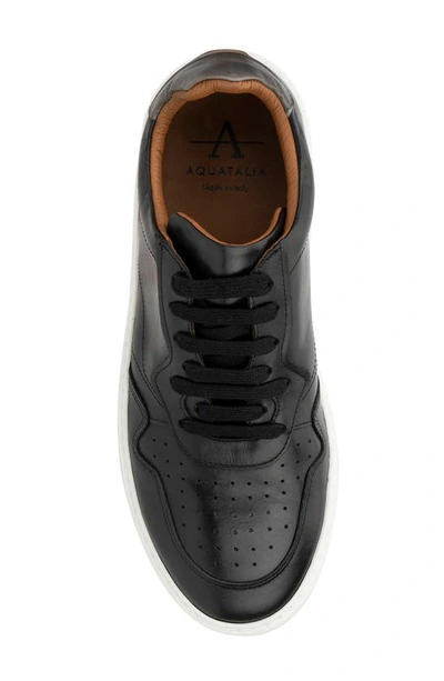 Shop Aquatalia Dimitri Sneaker In Black