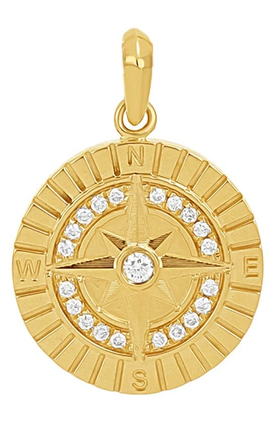 Shop Bony Levy Diamond Compass Enhancer In 18k Yellow Gold