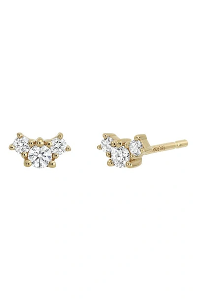 Shop Bony Levy Solstice Diamond Stud Earrings In 18k Yellow Gold